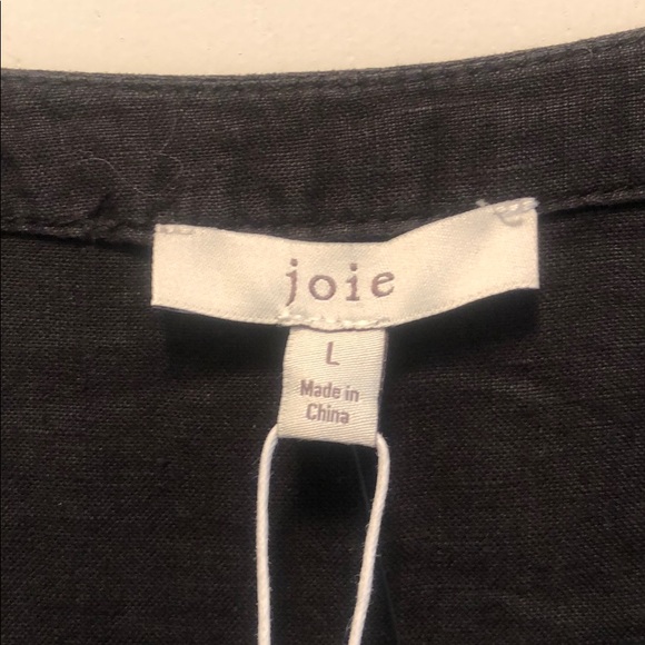 Joie Bosworth Linen Romper black size large - Picture 9 of 12